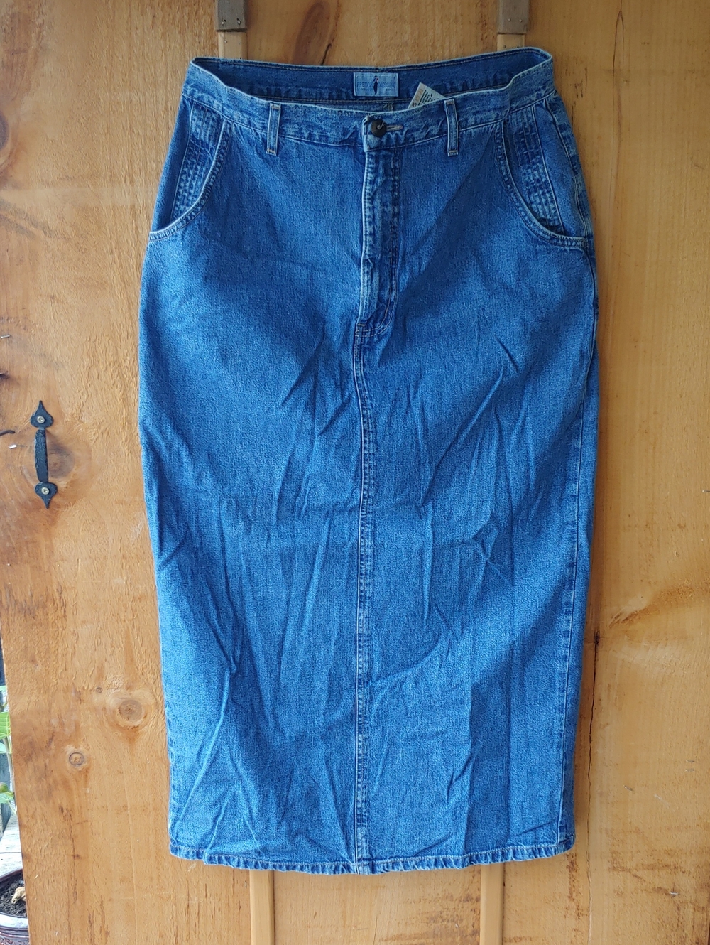French Dressing Jean Skirt